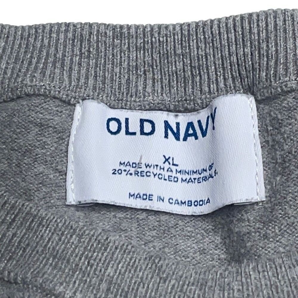 Old Navy Heather Gray Pullover Sweater - Picture 3 of 6